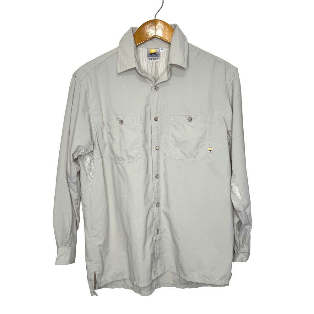 Solumbra Safari Shirt Mens Small Tan SPF